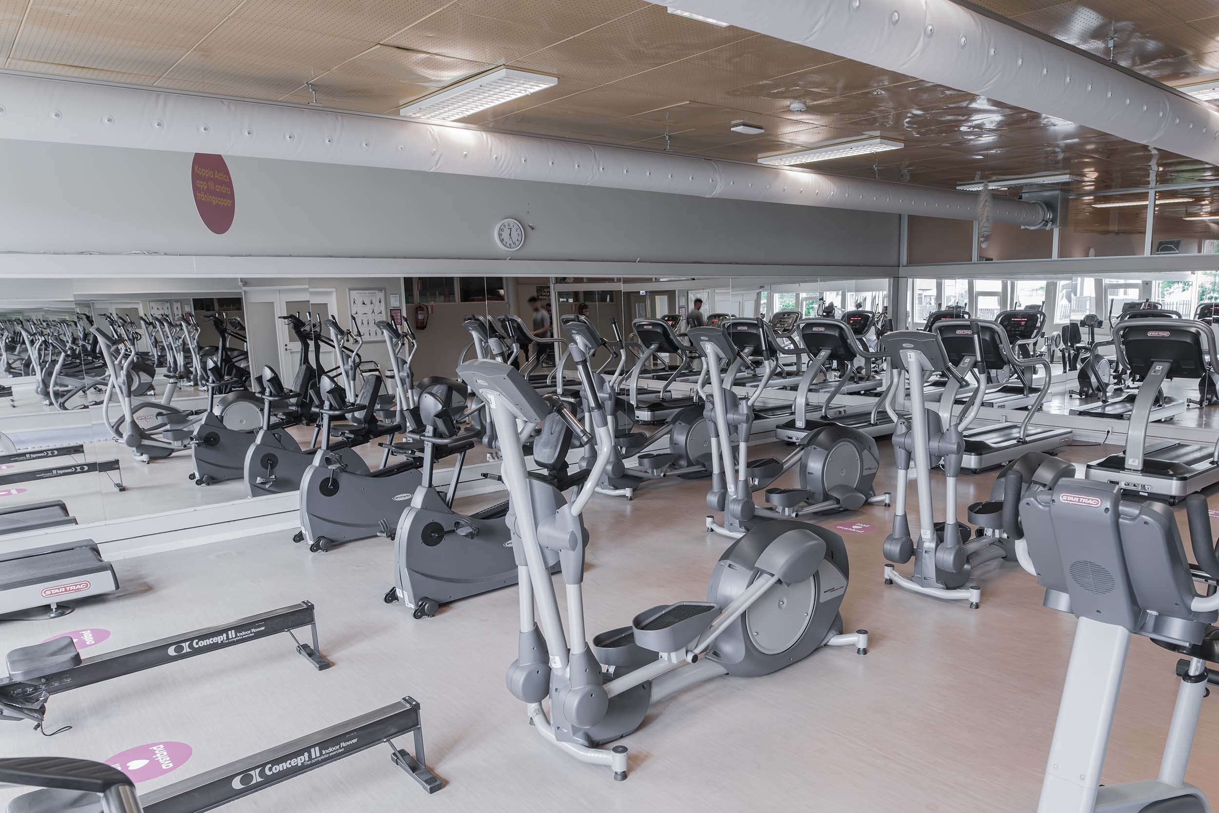 Ljus och öppen cardiopark