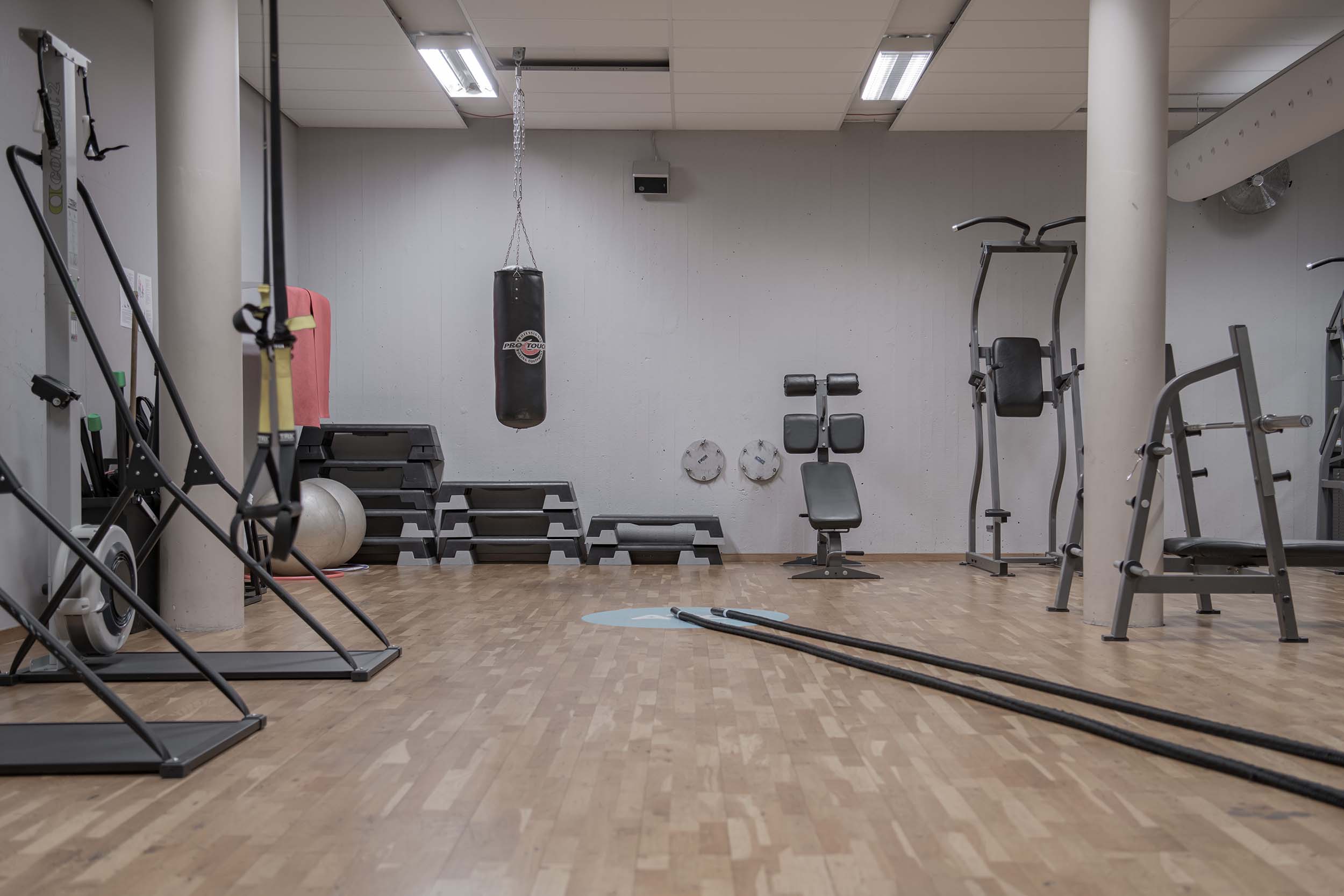 Stretchyta med redskap