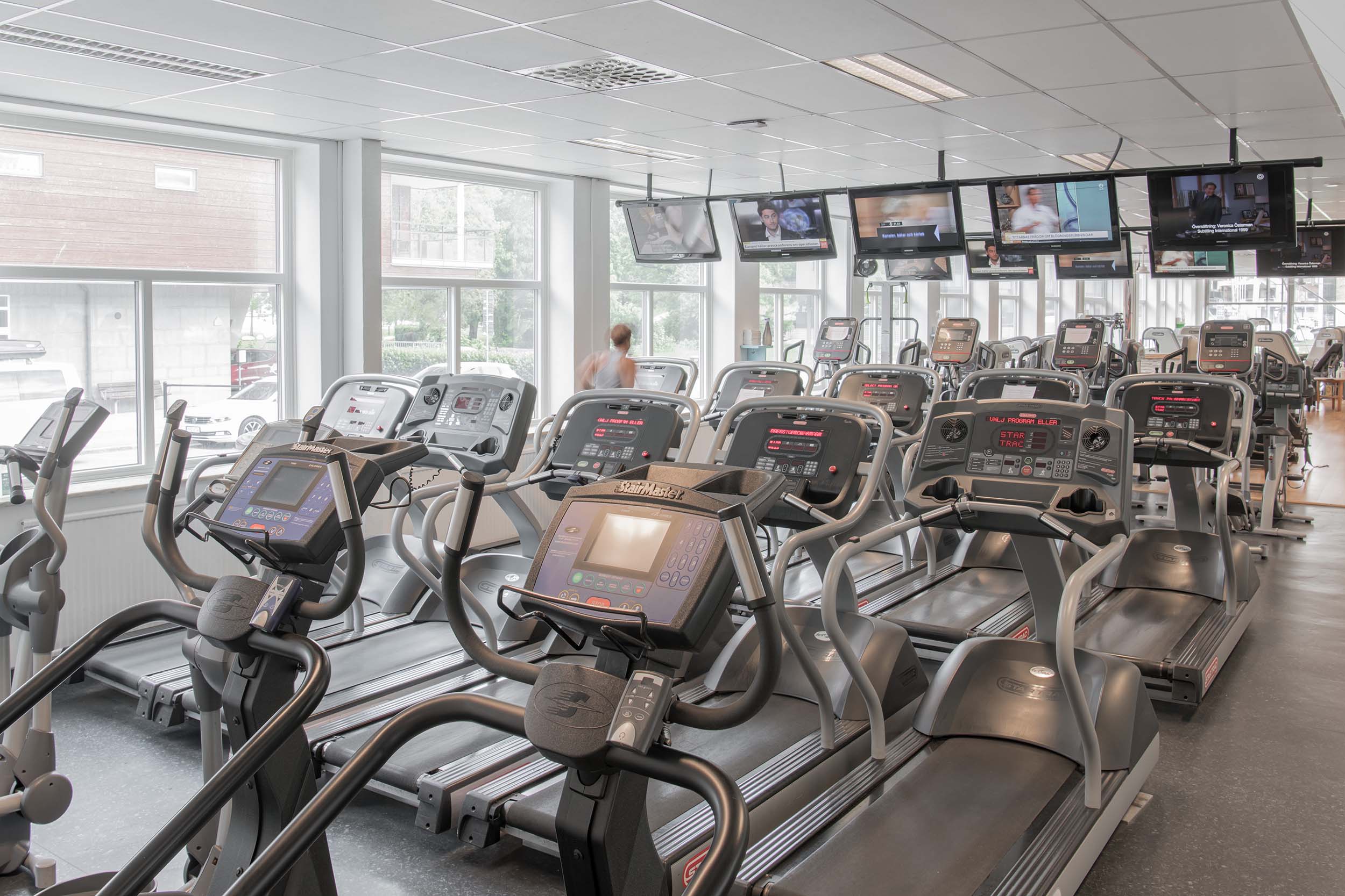 Cardiopark med flera konditionsmaskiner