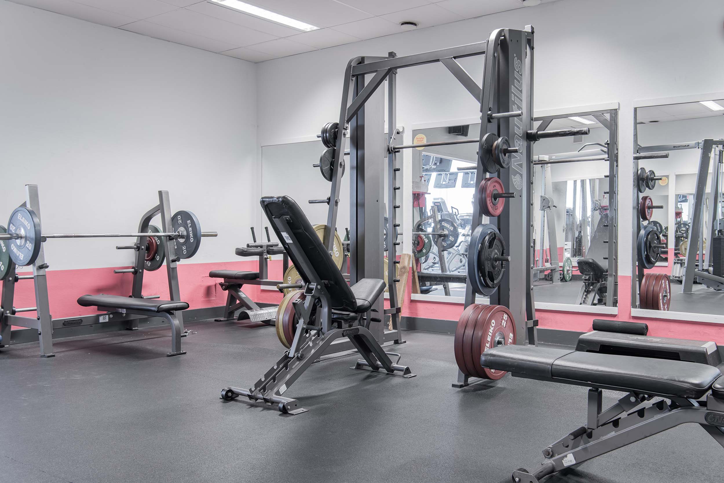 Friviktsyta i gymmet