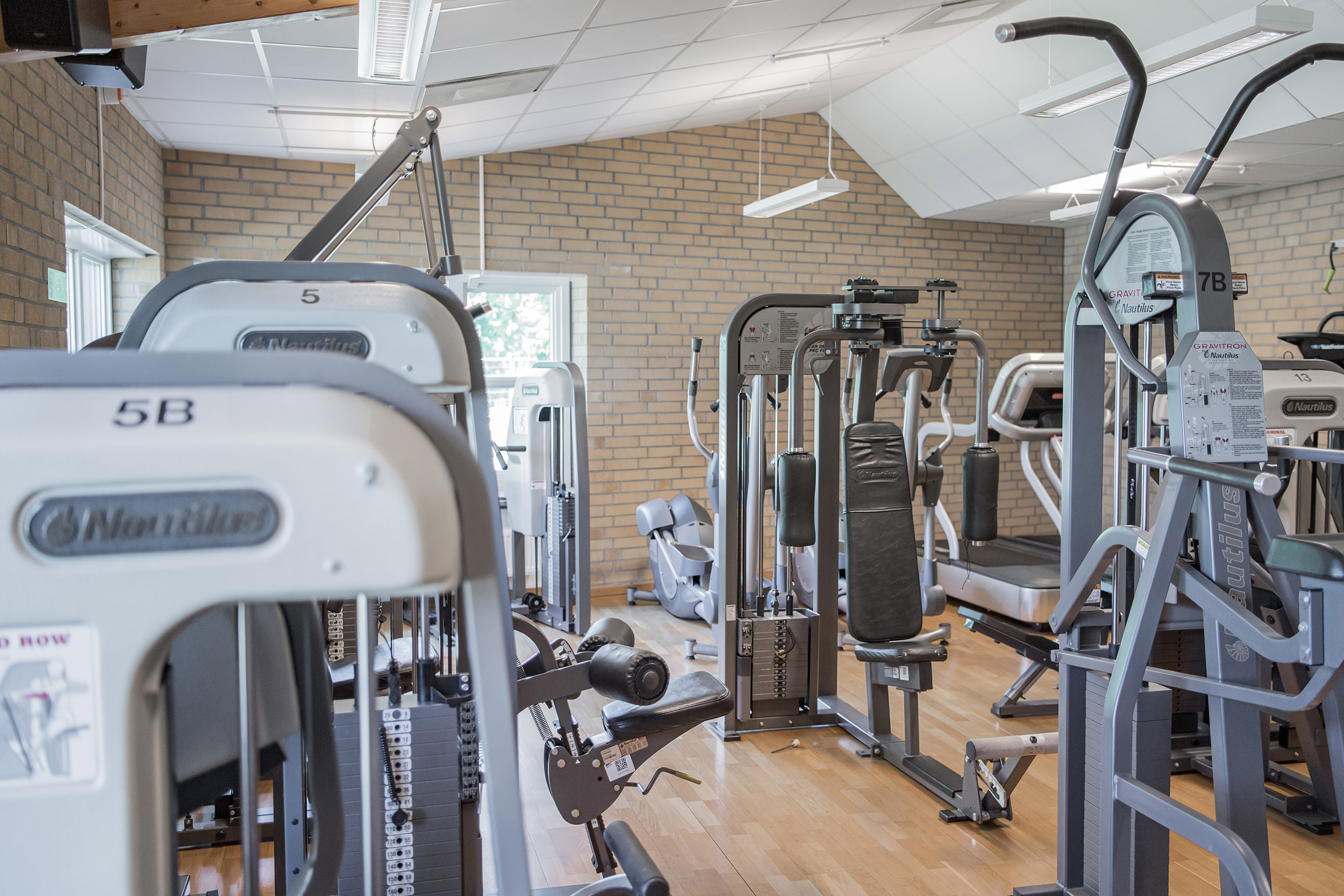 Maksinpark i gymmet