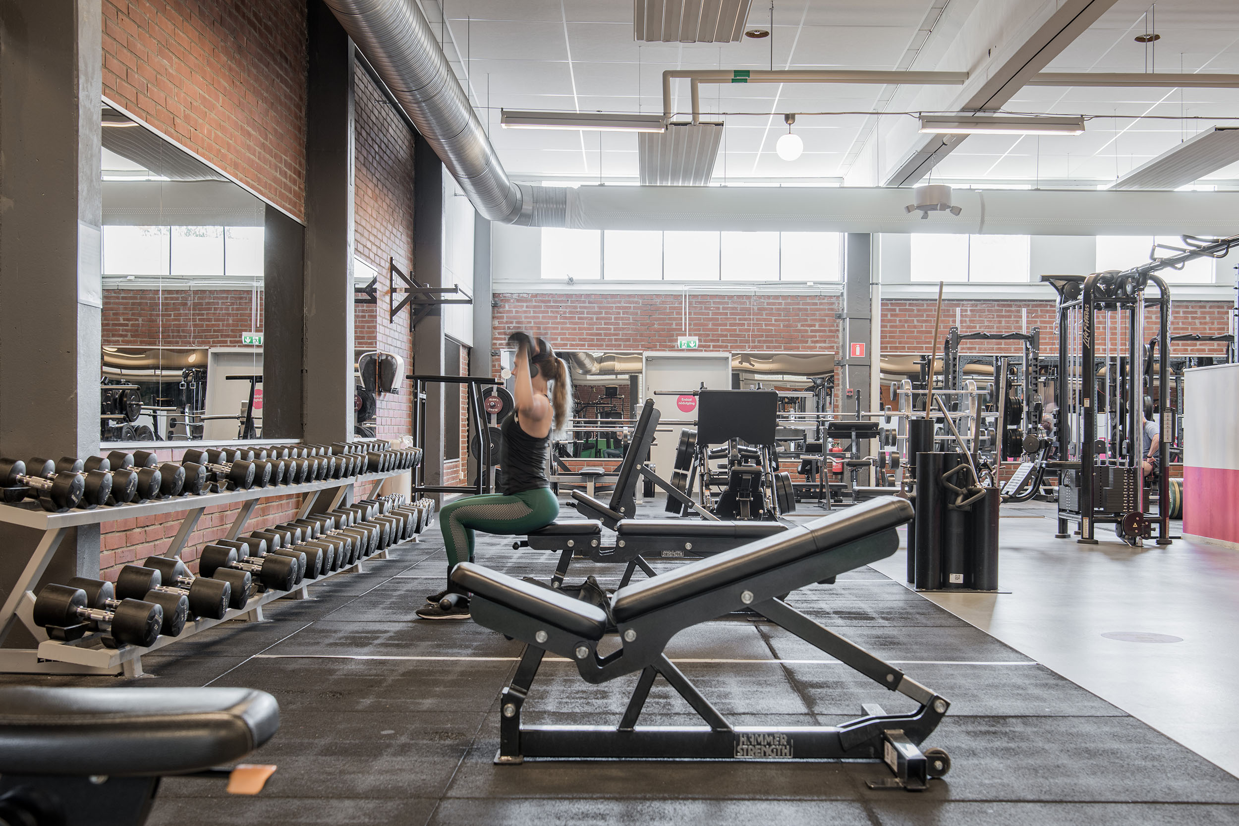 Friviktsyta i gymmet