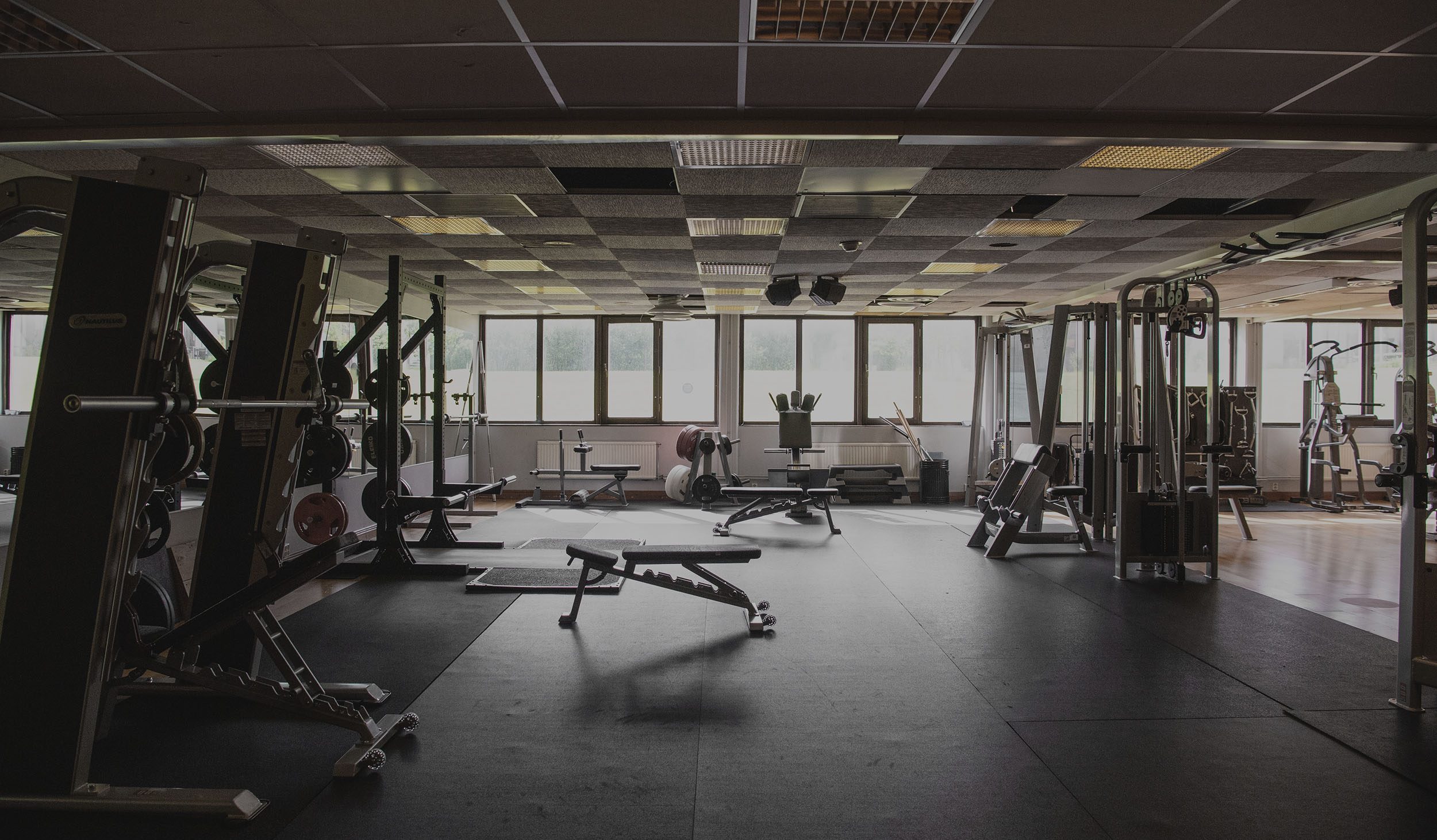 Stort och luftigt gym