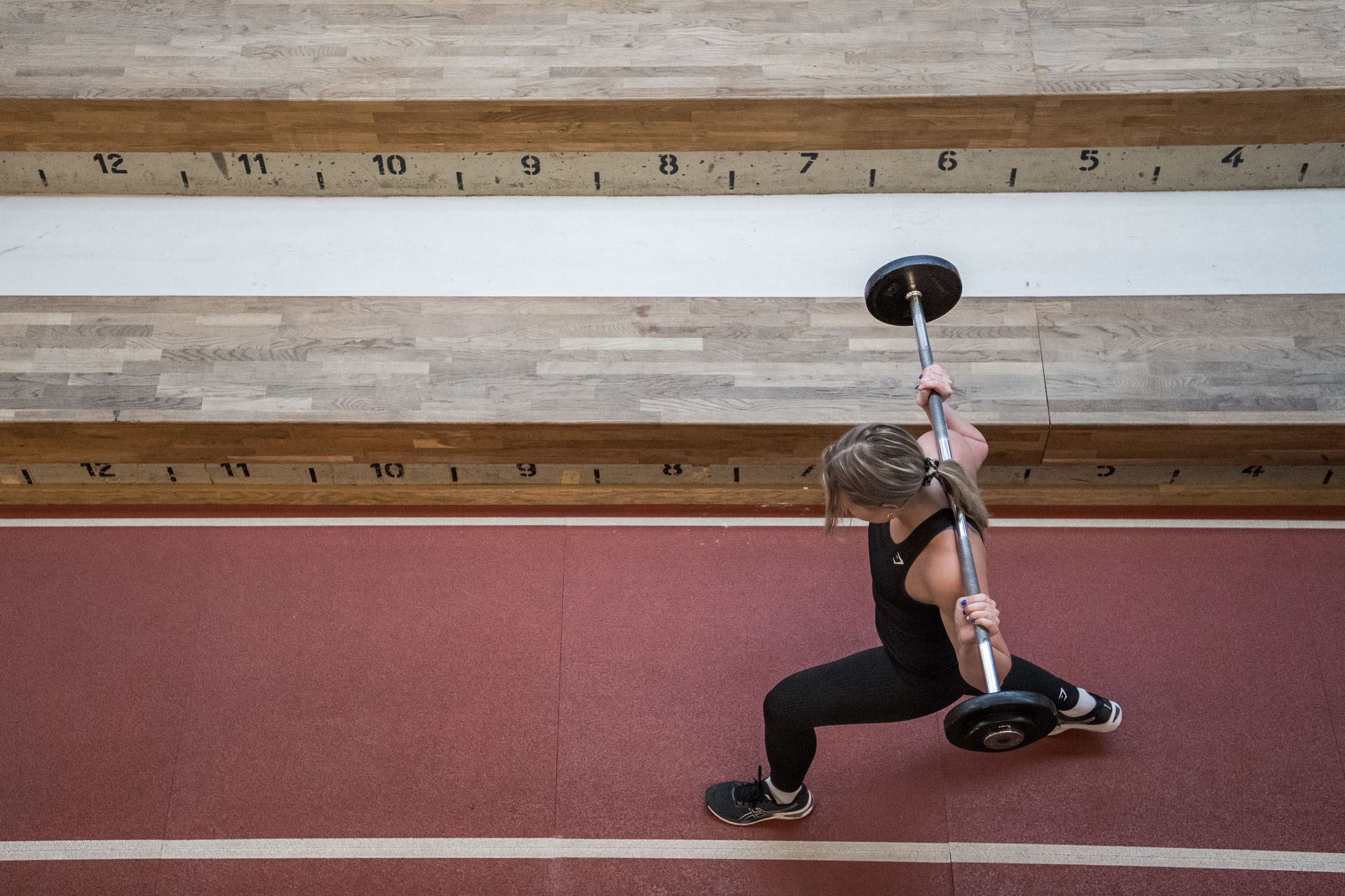 Utfallskliv på track